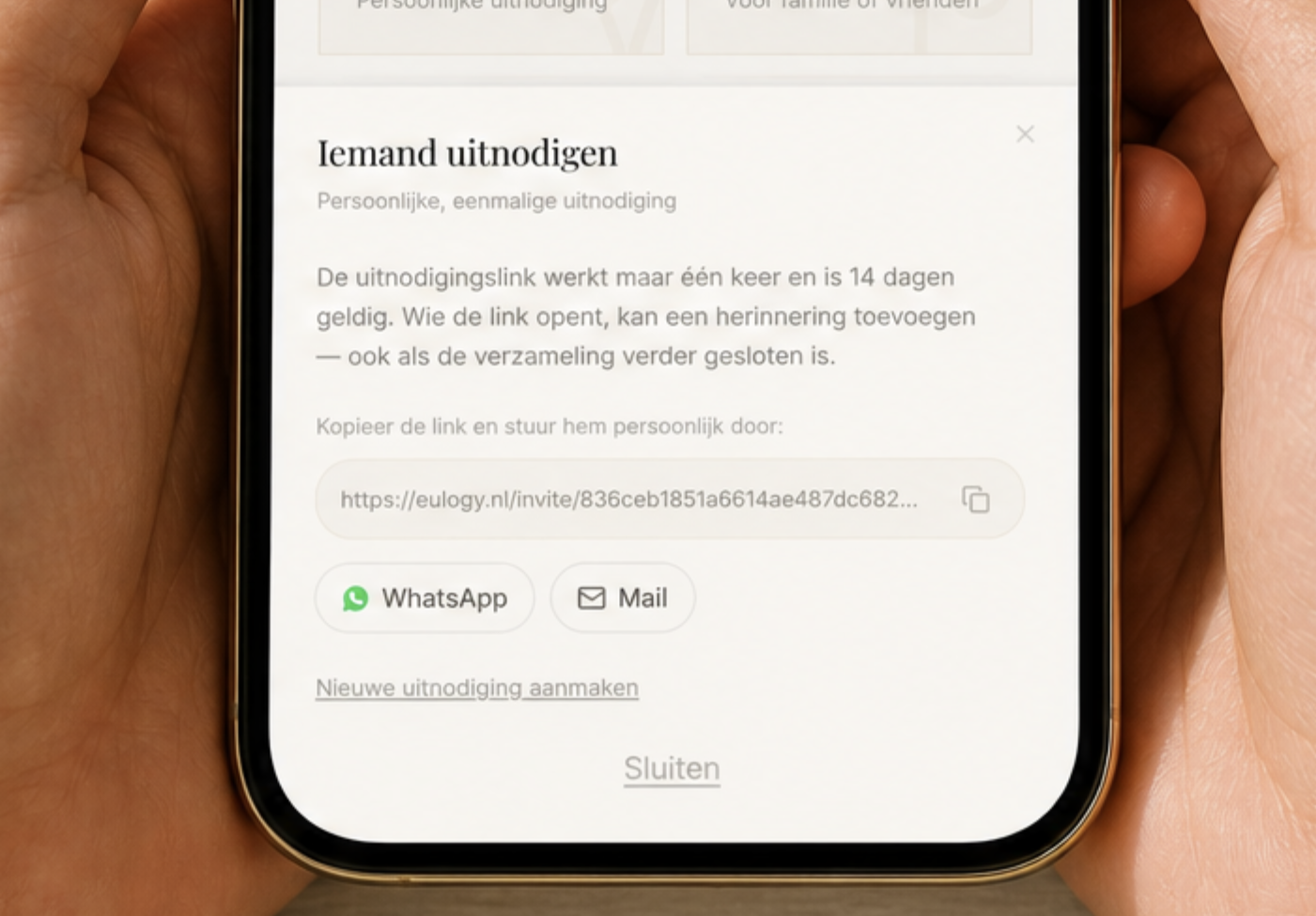 Nodig de kring uit